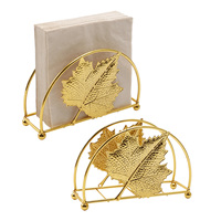 Porte-serviettes en feuille d'or, support en métal pour papier absorbant, distributeur de papier pour table à manger, cuisine, restaurant, hôtel, décoration de la maison