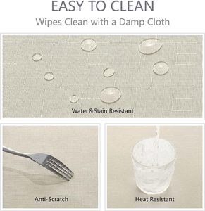 Chất lượng cao cotton và polyester hình chữ nhật màu đen bảng vải sang trọng tiệc trang trí đám cưới Khăn trải bàn cho các sự kiện - Product Image 6