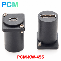 Adaptateur de montage mural Mini DisplayPort 20 broches femelle-femelle 4K 60Hz pour moniteur PC, KVM, AV, plaque murale, châssis