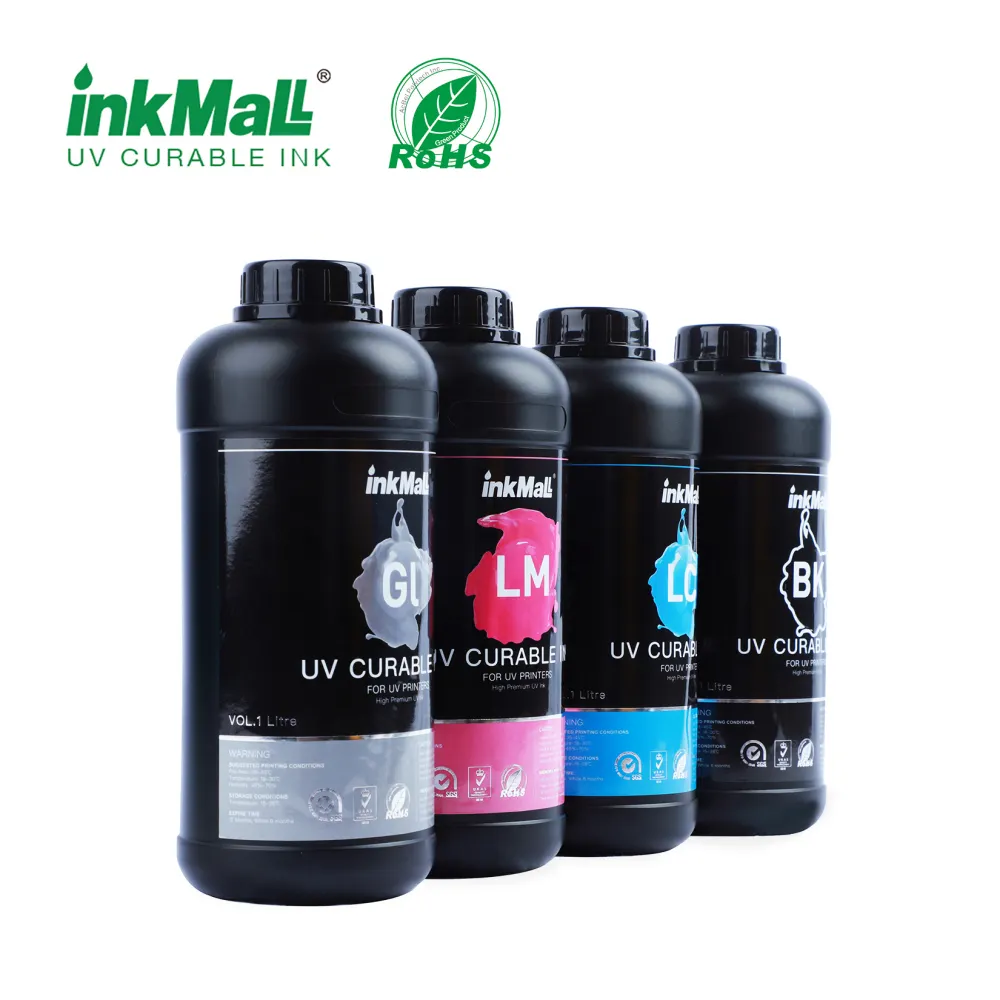 InkMall 1000 ml Led uv inchiostro curabile per <span class=keywords><strong>Epson</strong></span> L1800/L800 modificato uv inchiostro della stampante