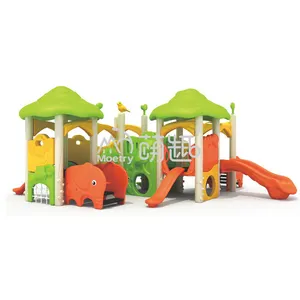 Moetry Jungle Theme 2-5 Years Playground Small Outdoor Play Equipment for Childacre Centre Backyard Toddler Outside Play Area