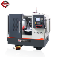 Tour CNC automatique TCK36A 3 axes lit oblique tour CNC pas cher métal Mini tour CNC prix de la machine