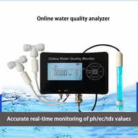 Moniteur de qualité de l'eau 5-en-1 disponible en OEM/ODM : pH/EC/TDS/Salinité/Température, surveillance hydroponique en ligne 24h/24 et 7j/7