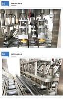 Machine de remplissage et de scellage droite automatique pour l'industrie alimentaire pour la pâte de poire miel fermenté tofu confiture et emballage de sauce