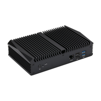 Mini PC Qotom Q11032V6-S13 compatible con RAM D5 i3-N355 con 2 puertos LAN de 2.5G, 2 puertos LAN de 10G, 2 puertos SFP+ de 10G, ordenador Barebone.