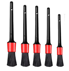 Ensemble de 5 brosses de <span class=keywords><strong>lavage</strong></span> de voiture en PP ultra-douces, brosses flexibles pour les roues, outil de nettoyage pratique pour le detailing - Product Image 2
