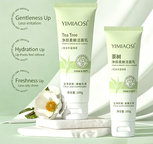 Nettoyant Visage à l'Arbre à Thé Mousse Douce Lavage du Visage Peau Nettoyée et Lisse Soin Quotidien 100g - Product Image 1