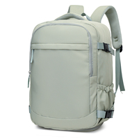 Mochila Ultraligera Impermeable de Oxford con Compartimento Independiente para Zapatos, 3 en 1, Transpirable con Diseño de Panal y Múltiples Bolsillos para Portátil