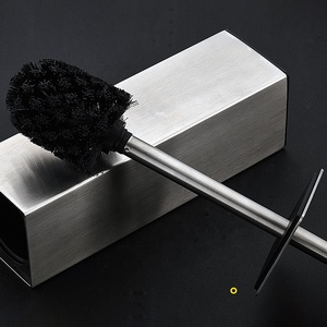 <span class=keywords><strong>Brosse</strong></span> <span class=keywords><strong>de</strong></span> <span class=keywords><strong>toilette</strong></span> murale noire, en acier inoxydable, avec set <span class=keywords><strong>de</strong></span> supports pour salle <span class=keywords><strong>de</strong></span> bains - Product Image 6