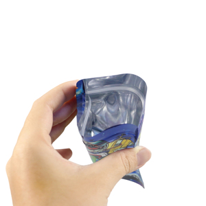 Sachets Doypack Mylar Anti-Odeur SPACE CAKE avec Logo Personnalisé, en Feuille d'<span class=keywords><strong>Aluminium</strong></span> de Qualité <span class=keywords><strong>Alimentaire</strong></span>, <span class=keywords><strong>Emballage</strong></span> Ziplock Recyclable, ISO9001 - Product Image 4