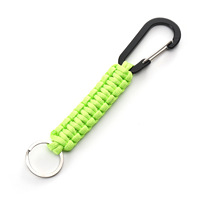 Großhandel Multifunktion ale Outdoor Anti-Lost Trage gurt Wasser flasche Haken Lanyard Gewebte Werbe Fallschirm schnur Schlüssel bund