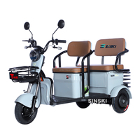 Chine 3 Tricycle électrique à trois roues pour les personnes âgées 500W Adulte Tricycle électrique Scooter Passager