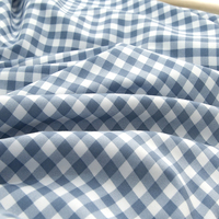 Vente en gros lot de literie style japonais housse de couette simple drap plat imprimé réactif à carreaux taies d'oreiller tissées personnalisées hôpital