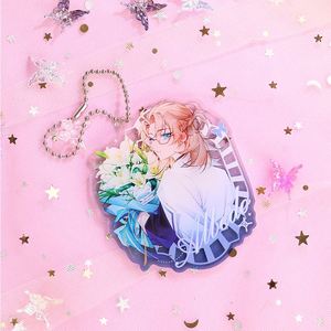 Custom Eco-Friendly Clear <b>Acrylic</b> Plastic Keychain Logo Charm Pin <b>Stand</b> Art Collectible Anime Antique Vacuum - Product Image 3