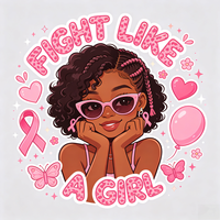 Transfert DTF pour survivante du cancer du sein, motif ruban rose et tournesol, pour femme noire, impression à chaud pour T-shirt et vêtement