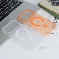 Fundas Magnéticas de Lujo para Teléfono Móvil con Carga Inalámbrica, Resistentes a Huellas Dactilares y Agradables al Tacto para iPhone 17 16 15 Pro Max