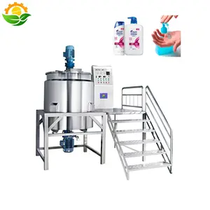 Dual Layered Chemicals Tank Powerful Mixing Equipment Soap And Detergent Making Machine Full Package