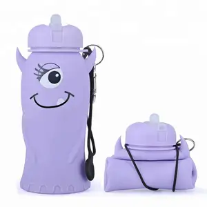 Werbeartikel Animal Sipper Straw Trinken Niedliche Wasser flasche Kids BPA Free