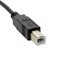 Cable personalizado tipo B USB B macho a DB9 hembra RS232 para Escáner de código de barras a impresora