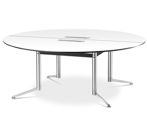 Nội thất văn phòng thanh lịch iMac ordinateur de văn phòng họp hội nghị điều hành phòng họp bàn hợp tác bàn tròn - Product Image 1