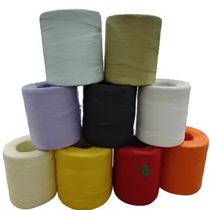 Bán Buôn Phân Hủy Sinh Học 200M Giấy Raffia Sợi Dây Thừng Twine Chuỗi Cho Giáng Sinh Valentine Của Ngày Đảng Quà Tặng Gói