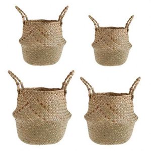 Cestos de Madeira Quadrados para Presentes, Cesto de Roupa Dobrável Rosa, Conjunto de <span class=keywords><strong>3</strong></span> Peças Redondas Grandes em Cinza Jacinto - Product Image 5