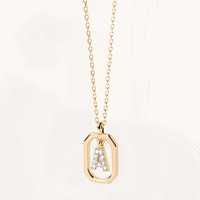 Collier pendentif lettre alphabet en argent sterling 925, bijoux et accessoires tendance pour femmes