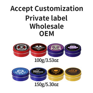 Logo personnalisé produits <span class=keywords><strong>de</strong></span> coiffure cire pour cheveux cire pour hommes cire <span class=keywords><strong>de</strong></span> coiffage non rigide pommade à base d'<span class=keywords><strong>eau</strong></span> - Product Image 6