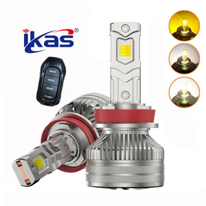 Bombillas LED para Faros Delanteros de Coche de Alta Potencia con Control por Aplicación, 150 W, 30000 LM, H4, H7, H11, 9005, 9012, Alto Rendimiento, Control Remoto, Luz Automática - Product Image 2
