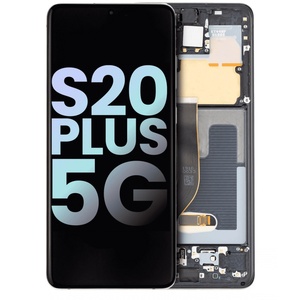 Assemblage d'écran OLED <span class=keywords><strong>Galaxy</strong></span> <span class=keywords><strong>S20</strong></span> <span class=keywords><strong>Plus</strong></span> <span class=keywords><strong>S20</strong></span> + Remplacement de l'écran AMOLED Déverrouillage par empreinte digitale Écran en verre avec cadre pour <span class=keywords><strong>Samsung</strong></span> - Product Image 1
