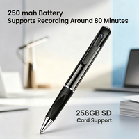 Stylo-caméra portable mini, enregistreur vidéo HD sans fil WiFi, caméra corporelle, caméra de poche, visualisation à distance