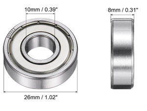 Roulements à billes à gorge profonde en acier chromé 6000ZZ 6001 6002 6003 6004 6005 6006 6007 6008 ZZ pour skateboards – <span class=keywords><strong>Prix</strong></span> usine - Product Image 5