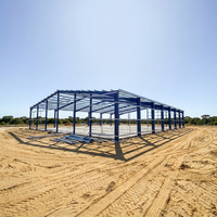 Structure en acier préfabriquée TOPPRE pour entrepôt logistique, atelier, bâtiment industriel, structure en acier commerciale, charpente portique