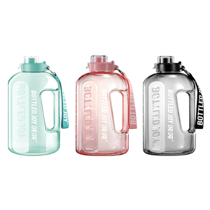 Bottiglia per Bere Ecologica da 1,5L con Cannuccia e Cinturino, Infrangibile, per Bere Direttamente, Regalo Motivazionale - Product Image 3