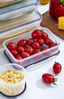 Set2350p 3Tb 700 + 2350Ml 3 Stuks Set Luchtdichte Voedselopslagcontainer Plastic Mooie Voedsel Lunch Container Box Pla Food Container Container Set