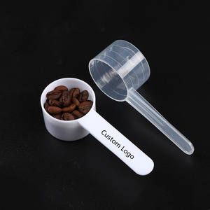 커스텀 로고가있는 공장 직영 투명 PP10g 20ml 스푼 밀리리터 스케일 스쿱 파우더 충전 스쿱 벌크 도매 - Product Image 1