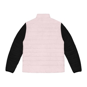 Veste d'hiver matelassée zippée pour homme, best-seller, col montant, à capuche, style streetwear classique, broderie personnalisée, service OEM disponible - Product Image 2