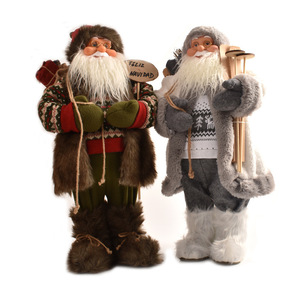 Bambola di alta qualità di <span class=keywords><strong>Babbo</strong></span> Natale Deluxe di 45cm in piedi vecchio uomo decorazione per finestre di natale sala regalo che mostra <span class=keywords><strong>Babbo</strong></span> Natale - Product Image 3