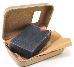 Environmental protection recyclable pulp molded digital product packaging box wet pressing pulp molded soap box