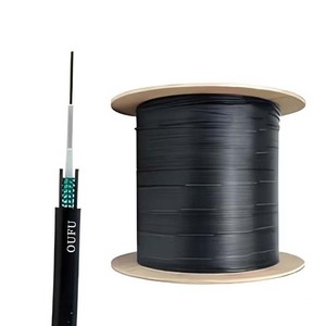 Ngoài trời bọc thép Singlemode sợi cáp quang với g652d sợi HDPE Áo khoác <span class=keywords><strong>12</strong></span> lõi 24 lõi GYXTW - Product Image 2