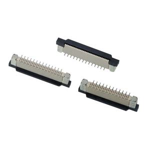 Connecteurs FFC/FPC ZIF de type tiroir, pas de 0,5 mm, 6, 10, 16, 26, 40 broches, contact vertical, H=4,55 mm, plaqué étain, bronze phosphoreux - Product Image 1