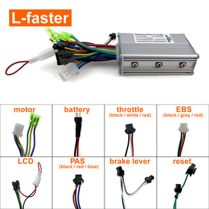 엄지 스로틀 및 LCD 디스플레이가있는 24V 36V 48V 450W 브러시리스 DC 전기 자전거 모터 - Product Image 5