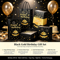 Boîte cadeau personnalisée pour anniversaire, nouvel an, cadeau pour enfants, ensemble de boîtes cadeaux joyeux anniversaire