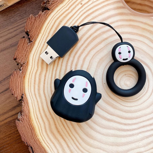 แฟลชไดรฟ์ <span class=keywords><strong>USB</strong></span> ลายการ์ตูนผี 3 มิติ สีดำ น่ารัก ดีไซน์ตัวละคร  พร้อมซิลิโคน PVC ป้องกัน  ความจุ 4GB ถึง 128GB สำหรับพวงกุญแจ - Product Image 4