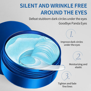 Masque pour les yeux au collagène bleu 80g 60 patchs Anti-rides Hydratant Raffermissant Éclaircissant Pour les yeux - Product Image 4