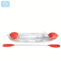 Kayak transparent Crystal Kayak 1 place avec sac flottant et kit complet pour Ocean Maker de Lumark, populaire en Chine