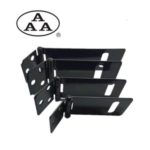 Cerradura de Hierro Negro Aa Aa, Hebilla de 1 mm de Grosor, Sin Llave, Universal, para Puertas de Muebles, Diseño Minimalista, Fácil Instalación - Product Image 1