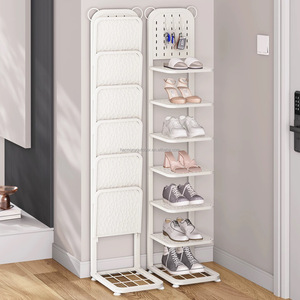Meilleures ventes : <span class=keywords><strong>Meuble</strong></span> <span class=keywords><strong>à</strong></span> <span class=keywords><strong>chaussures</strong></span> en bambou pour salon, économique et idéal pour les locations, avec porte et design pliable, <span class=keywords><strong>à</strong></span> prix abordable - Product Image 6