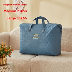 2025 túi lưu trữ chăn mềm dày thân thiện với môi trường mới có khóa kéo không dệt tiết kiệm không gian túi giường để sử dụng tại nhà - Product Image 5