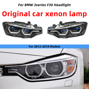 Faros Delanteros YU GUANG para <span class=keywords><strong>BMW</strong></span> Serie 3 <span class=keywords><strong>F30</strong></span> <span class=keywords><strong>320i</strong></span> LCI F35 <span class=keywords><strong>2013</strong></span> 2015 2018, Actualización a LED Completo, Blanco y Amarillo, DRL Conmutable, Faros Ikon - Product Image 6